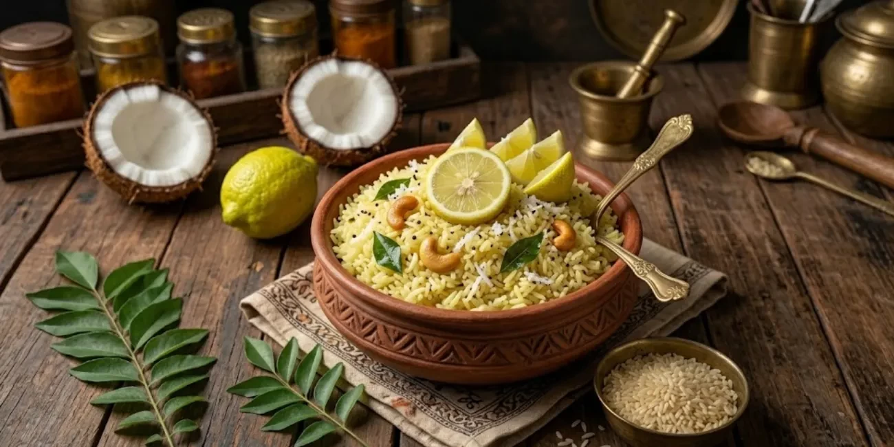 Gondhoraj Lemon Coconut Rice with Gobindobhog Rice – A Refreshing Summer Special Recipe