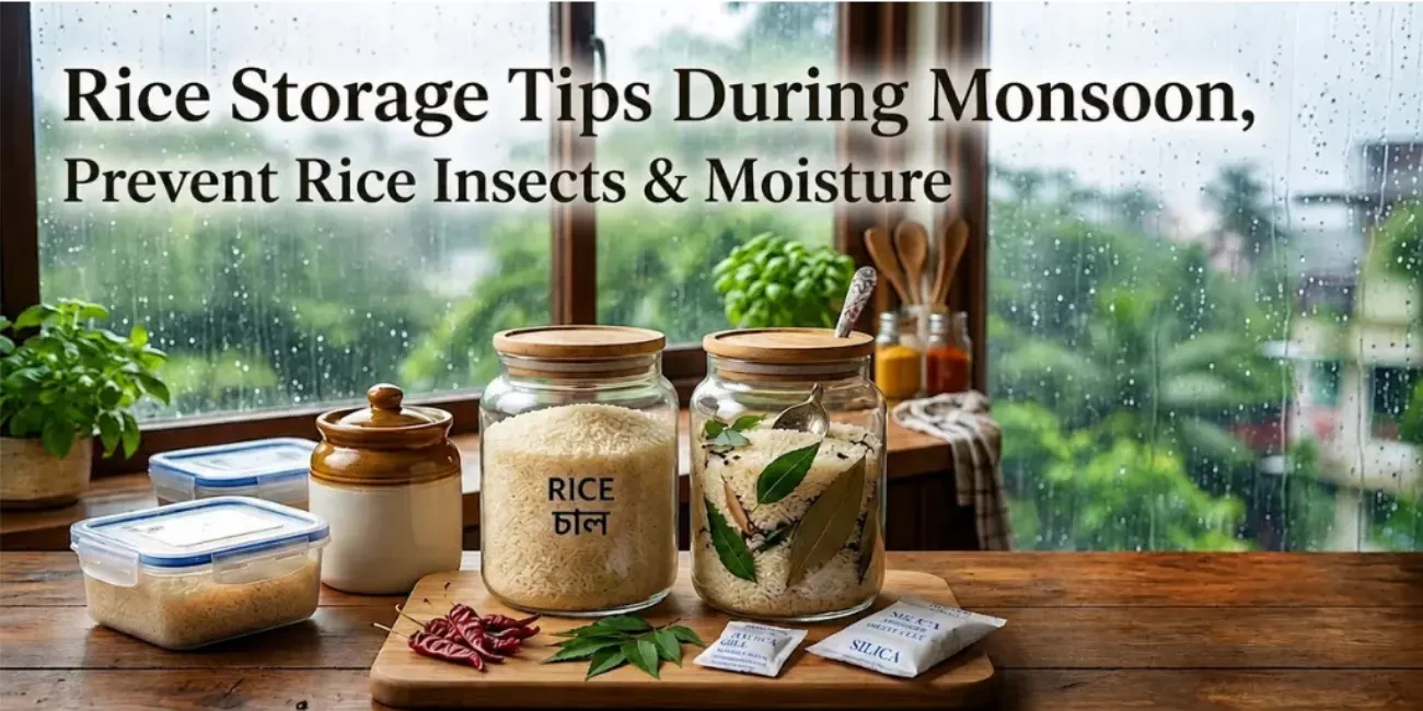 Best Way to Store Rice During Monsoon: 7 Tips to Prevent Moisture and Rice Insects
