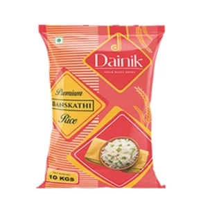 Premium Banskathi Rice 10kg | Authentic taste |  Natural aromailya | Long Grain Bengali Rice | Soft & Fluffy Daily Cooking Rice  | Ideal for Pulao, Khichdi & Steamed Rice